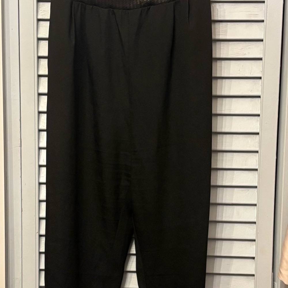 Black High-Waisted Pants